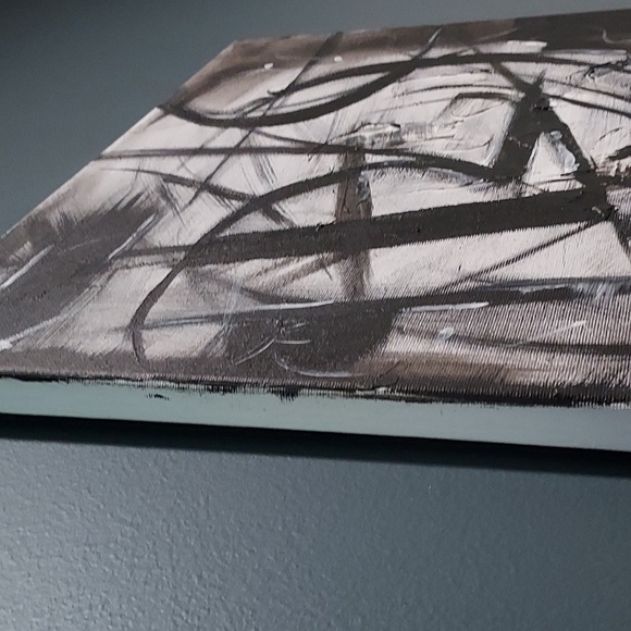 Black and White Abstract 14x14 - Picture 5 of 6